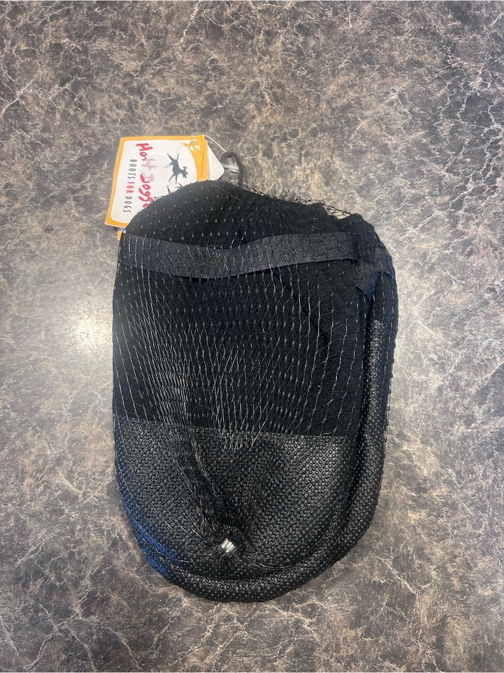 Black Mesh Dog Travel Pouch - Brand